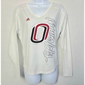 Adidas Mavericks Long Sleeve Shirt White Striped S